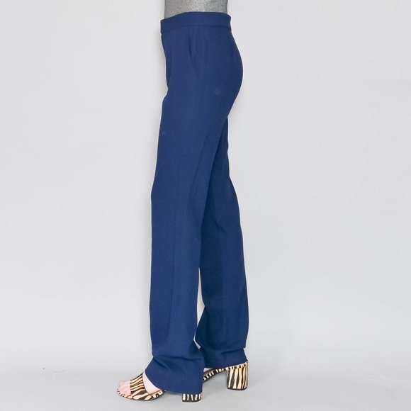 437. RALPH LAUREN Collection Navy Blue Trousers Medium 31”W - Picture 5 of 7